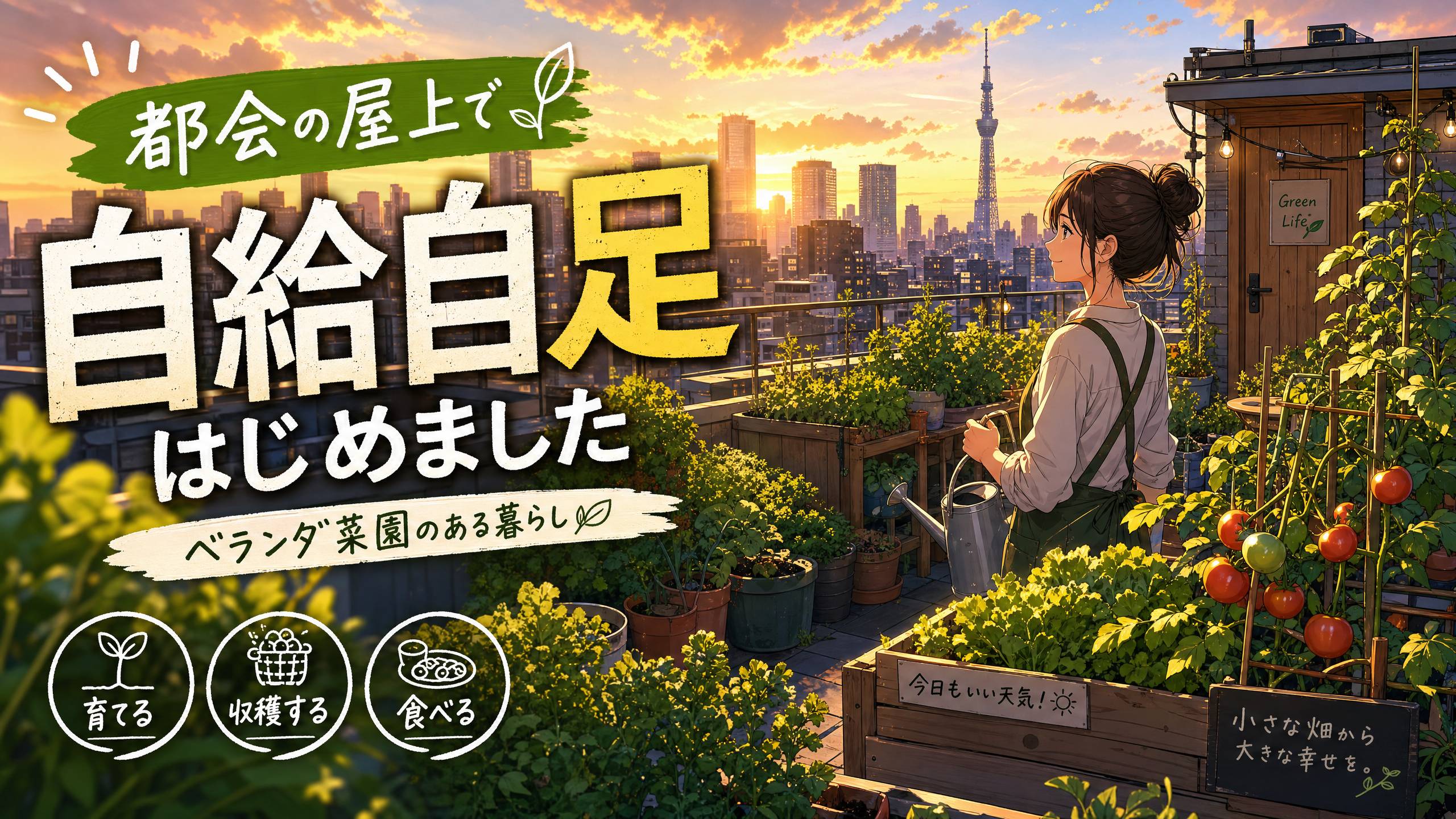 网红主播植物视频-屋顶花园视频分享